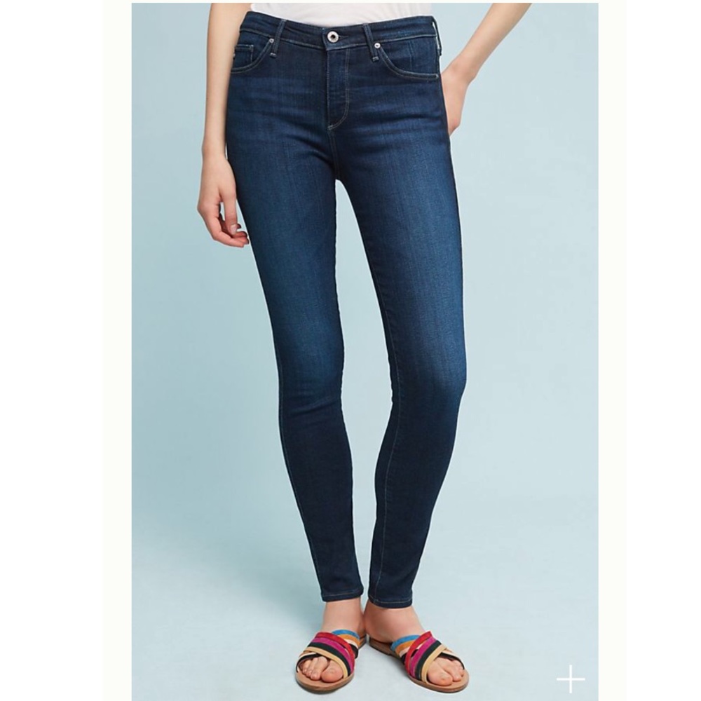 AG The Abbey Mid-Rise Skinny Jeans